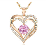 Fashionable Rose Gold and Silver Color Pendant Necklace for Women, Elegant OL Style, High-End Jewelry