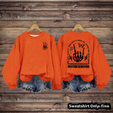 Printed pullover sweatshirt sweatshirt