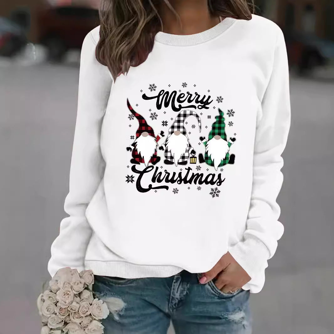 Printed pullover sweatshirt sweatshirt