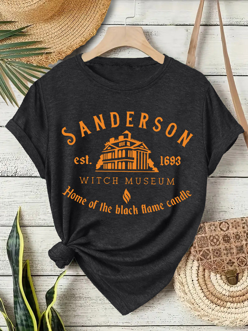 Short sleeved women's t-shirt Halloween