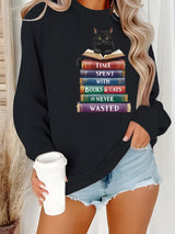 Long sleeved fleece hoodie