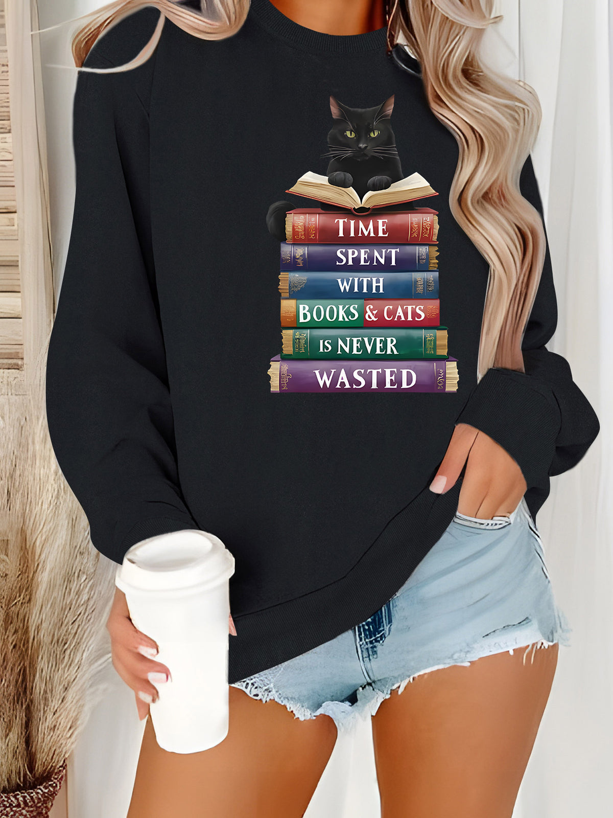 Long sleeved fleece hoodie
