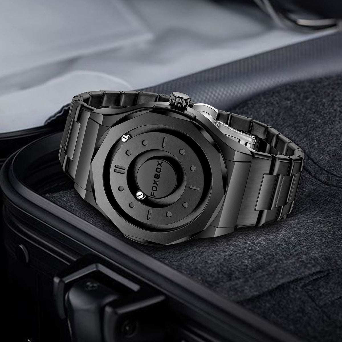 Foxbox/Outdoor Cool Magnetic Levitation Watch Men's High-Tech Creative Personality Concept Watch