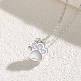 Heart Cat Claw Necklace Sterling Silver Vibrato With The Same Niche Design Cute Girlfriends Pendant Collarbone Chain Girly Style