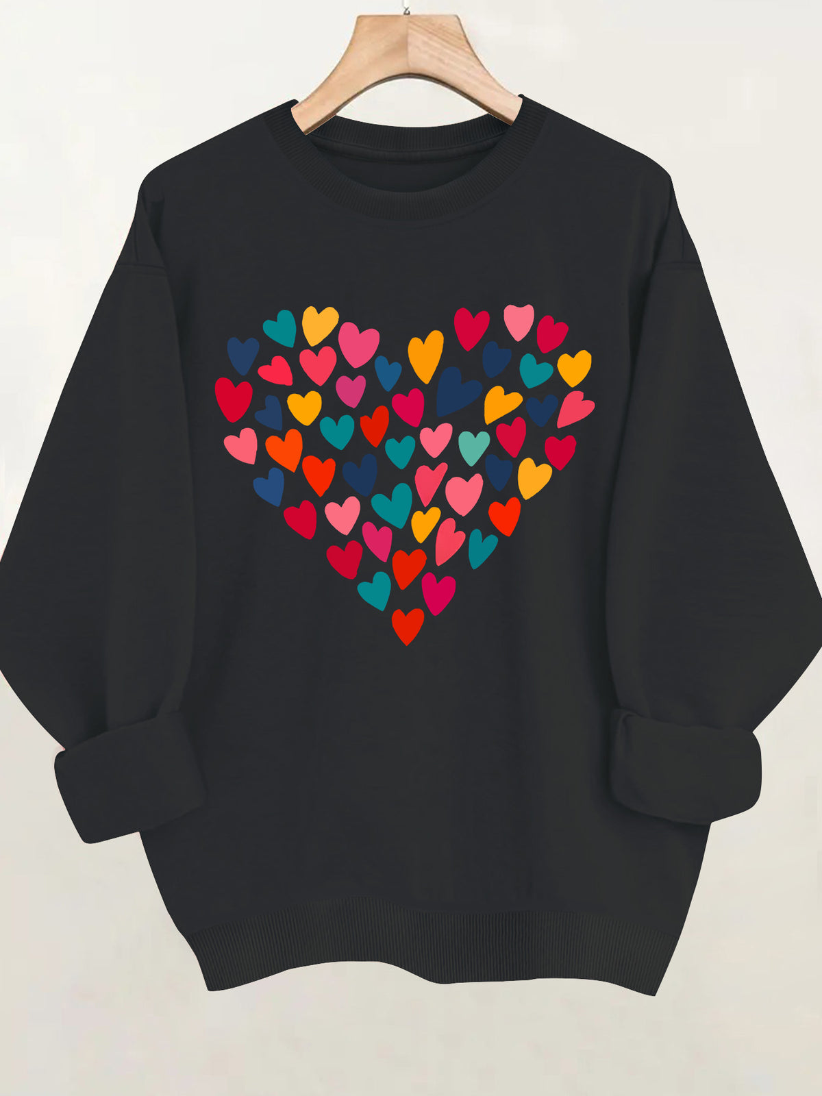 Long sleeved fleece hoodie