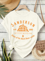 Short sleeved women's t-shirt Halloween