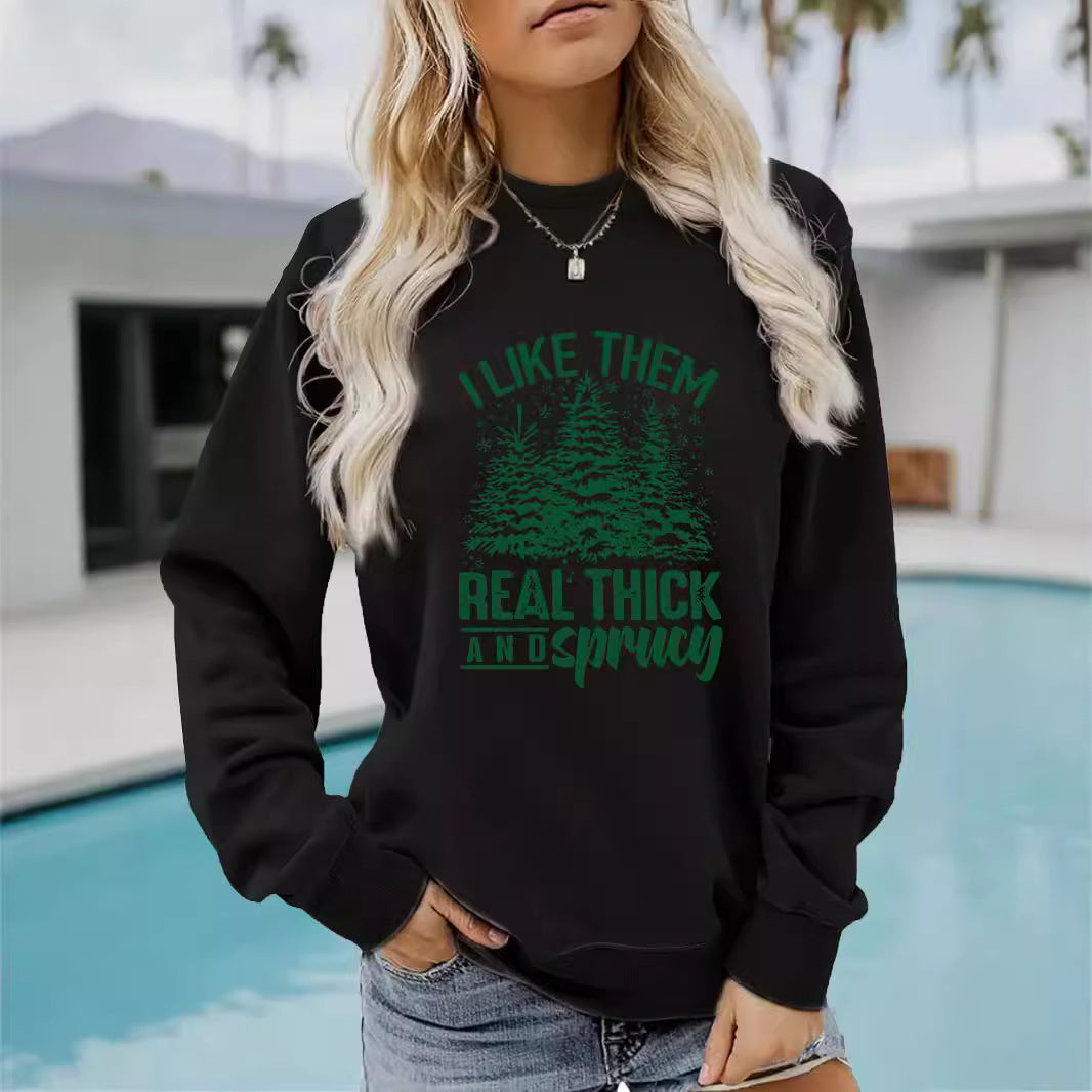 Printed pullover sweatshirt sweatshirt