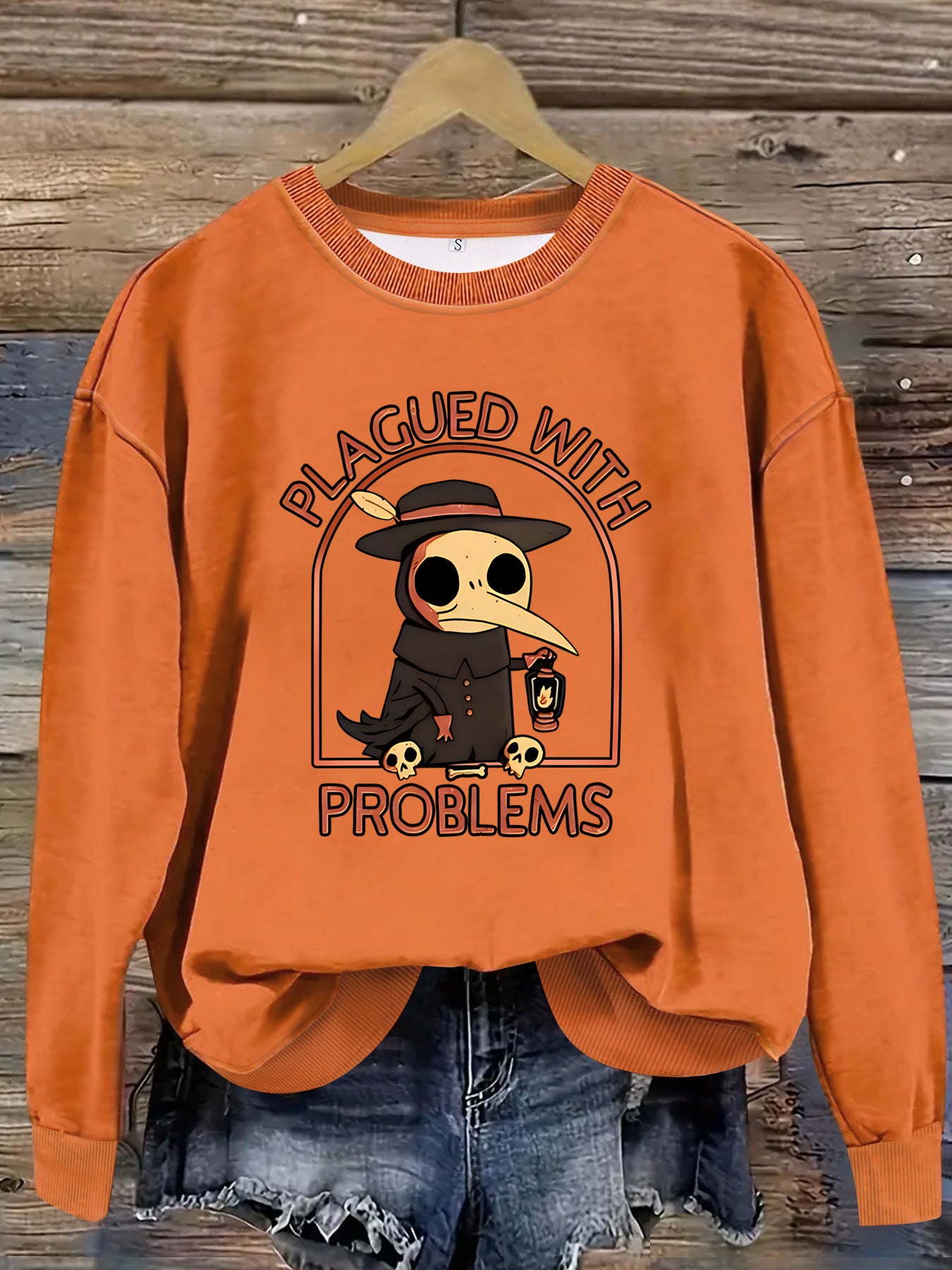 Printed pullover sweatshirt sweatshirt