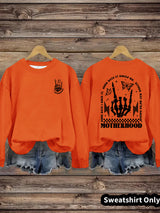 Printed pullover sweatshirt sweatshirt
