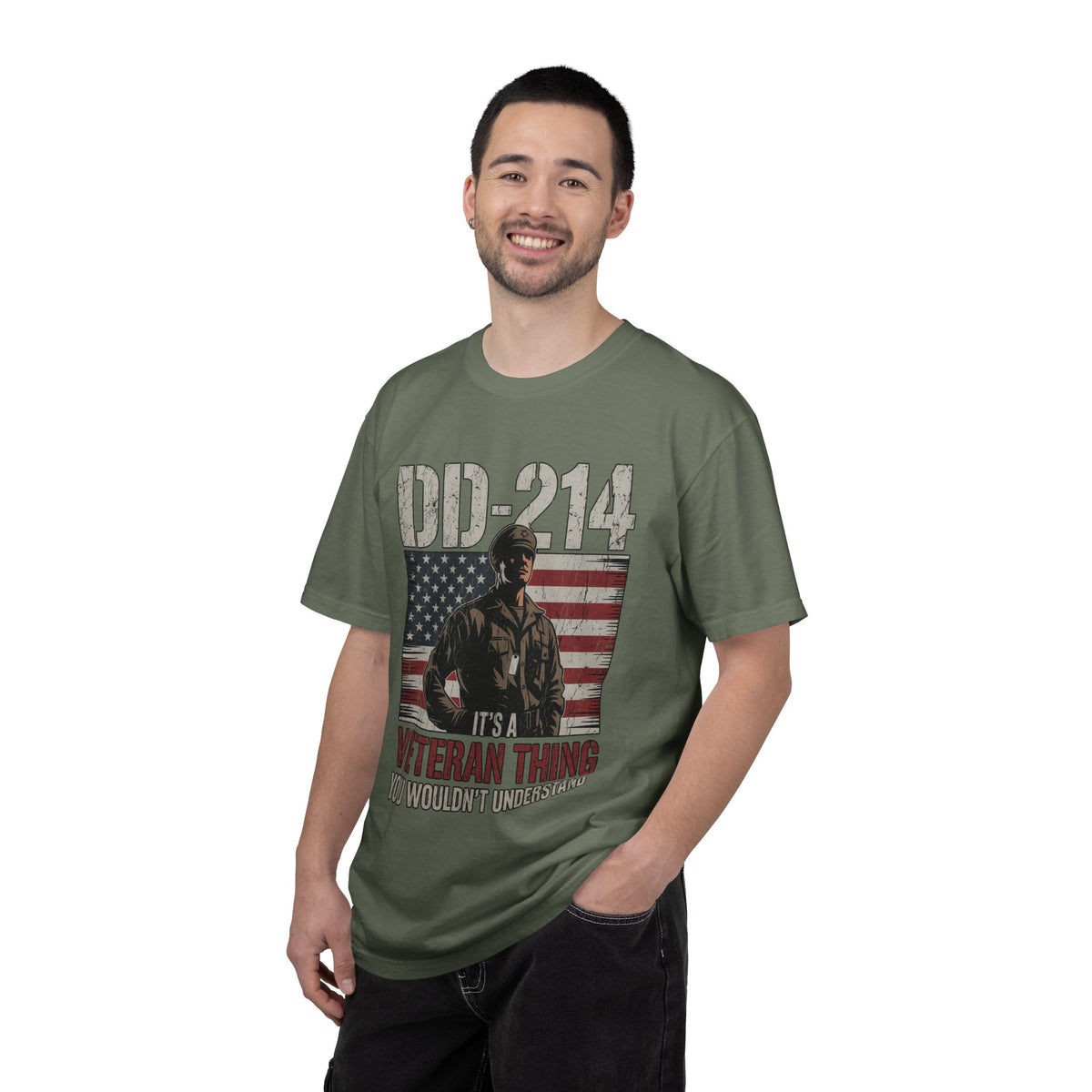 DD-214 Veteran Shirt, It's a Veteran Thing T Shirt, Military Veteran Gift, US Army Shirt, Patriotic American Flag Tee, Veteran Pride Top