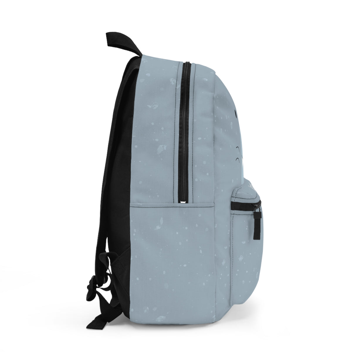 Personalized Shark Backpack for Kids, Custom Name School Bag, Light Blue Ocean Animal Design, Cute Nautical Bookbag