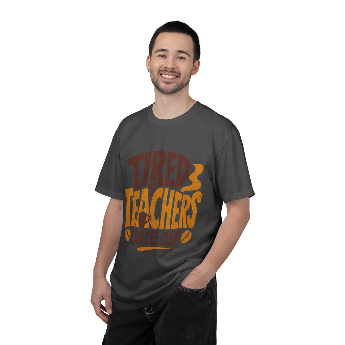 Funny Teacher Coffee Comfort Colors Shirt, Tired Teachers Coffee Club Tee, Teacher Appreciation Gift, Educator Graphic Shirt