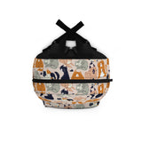 Cat Kids Backpack, Cute Kitty School Bag, Cat Lover Backpack for Boys and Girls, Back to School Book Bag, Preschool Gift