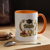 Personalized Graduation Mug for Her, Brave Mind Bright Future Coffee Cup, Custom Name Gift for Daughter, College or High School Graduate