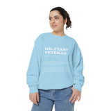 Military Veteran Definition Sweatshirt, Funny Veteran Crewneck, Sarcastic Armed Forces Gift, Retirement Pullover for Proud Service Member