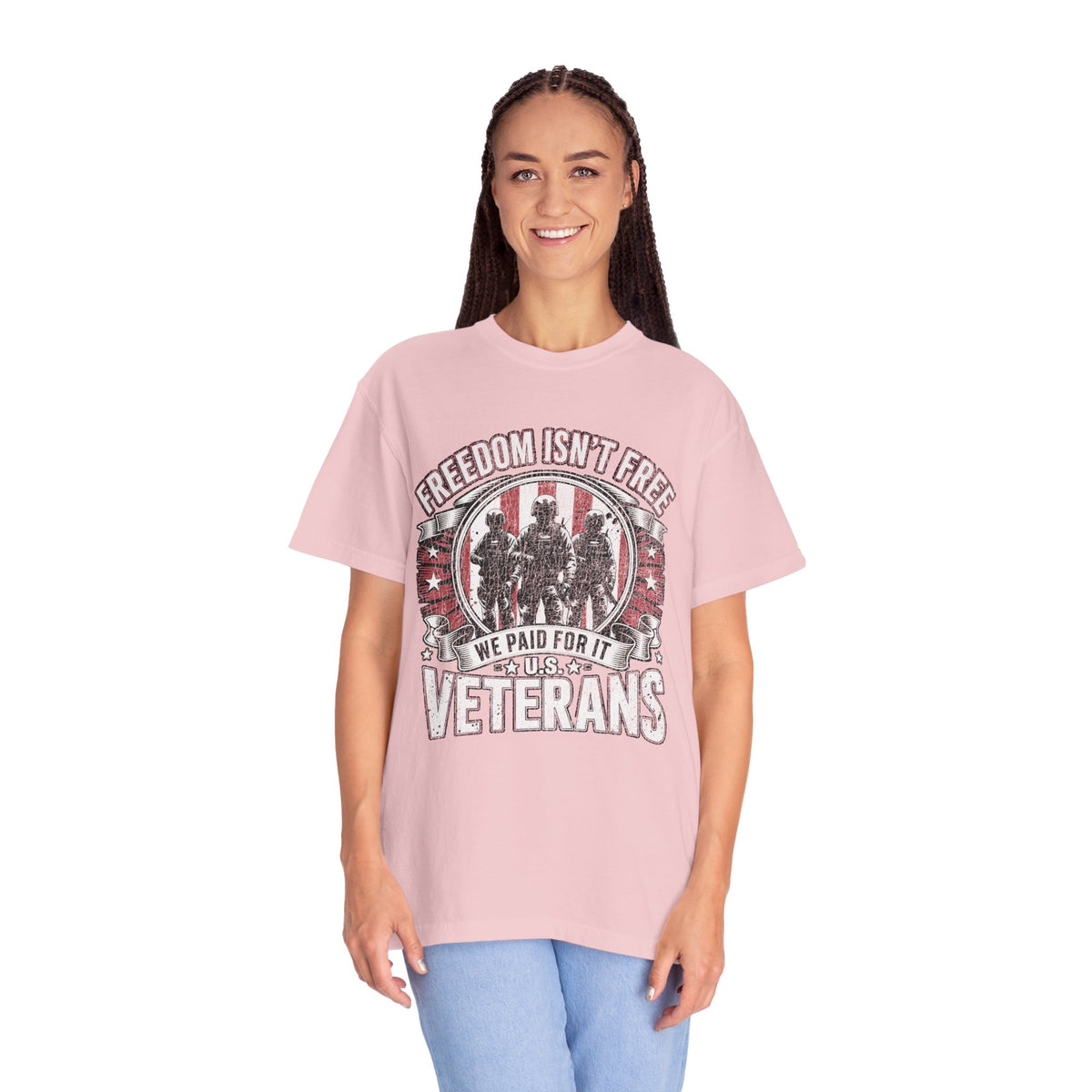 Freedom Isn't Free Veteran Shirt, Military Veteran T Shirt, U.S. Veterans Patriotic Tee, American Flag Military Gift, Veteran Pride Shirt