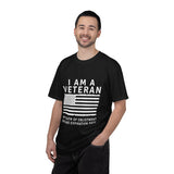 I Am a Veteran Shirt, My Oath Has No Expiration Date T-Shirt, Patriotic Military Gift, Veterans Day Tee for Retired Service Member