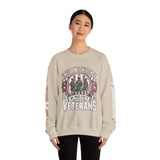 Freedom Isn't Free Veterans Sweatshirt, Military Service Crewneck, American Flag Veteran Pullover, Veteran Gift, Memorial Day Outfit