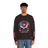 United We Stand Sweatshirt, American Eagle USA Pullover, Patriotic Flag Top, Vintage Americana Clothing, Fourth of July Gift for Women