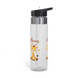 Giraffe Personalized Water Bottle, Custom Name Drink Bottle, Cute Animal Gift, School Water Bottle, Birthday Present, Reusable Kids Bottle