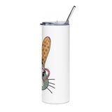Bunny Skinny Tumbler, Floral Rabbit Drink Cup, Easter Gift for Her, Cute Spring Drinkware, Bunny Lover Gift