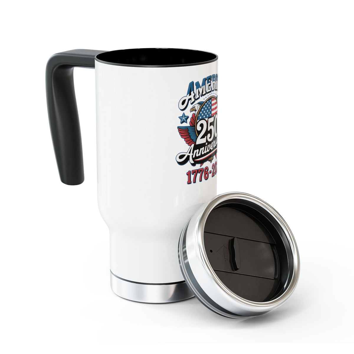 America 250th Anniversary Travel Mug, 1776 to 2026 Stainless Steel Coffee Cup, Patriotic USA Gift, American History Gift, July 4th Drinkware