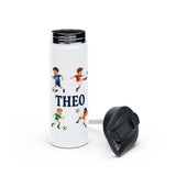 Personalized Soccer Kids Water Bottle, Custom Name Sports Water Bottle for Boys, Soccer Player Water Bottle, Back to School Gift