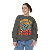 Teacher Comfort Colors Sweatshirt, Learning Is My Superpower Shirt, Elementary Teacher Gift, Classroom Sweatshirt for Educators