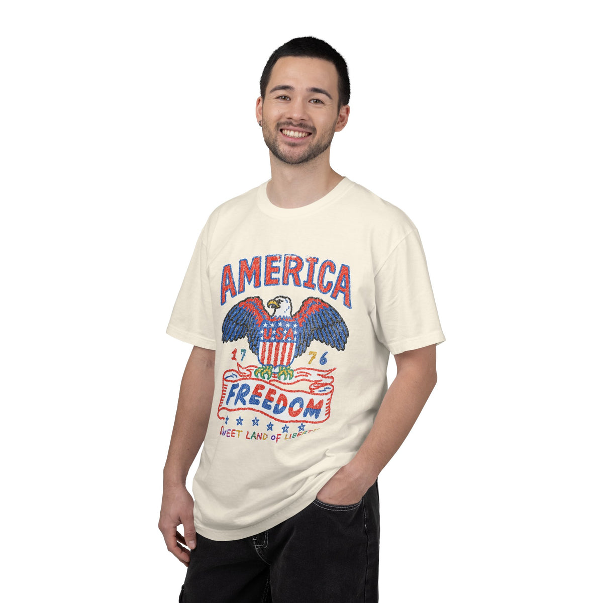 American Eagle Shirt, Patriotic USA Graphic Tee, Vintage Americana T Shirt, Fourth of July Outfit, American Pride Gift for Men and Women
