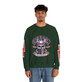 Freedom American Independence Sweatshirt, Patriotic Skull Crewneck, USA Flag Pullover, Fourth of July Outfit, Americana Gift for Him