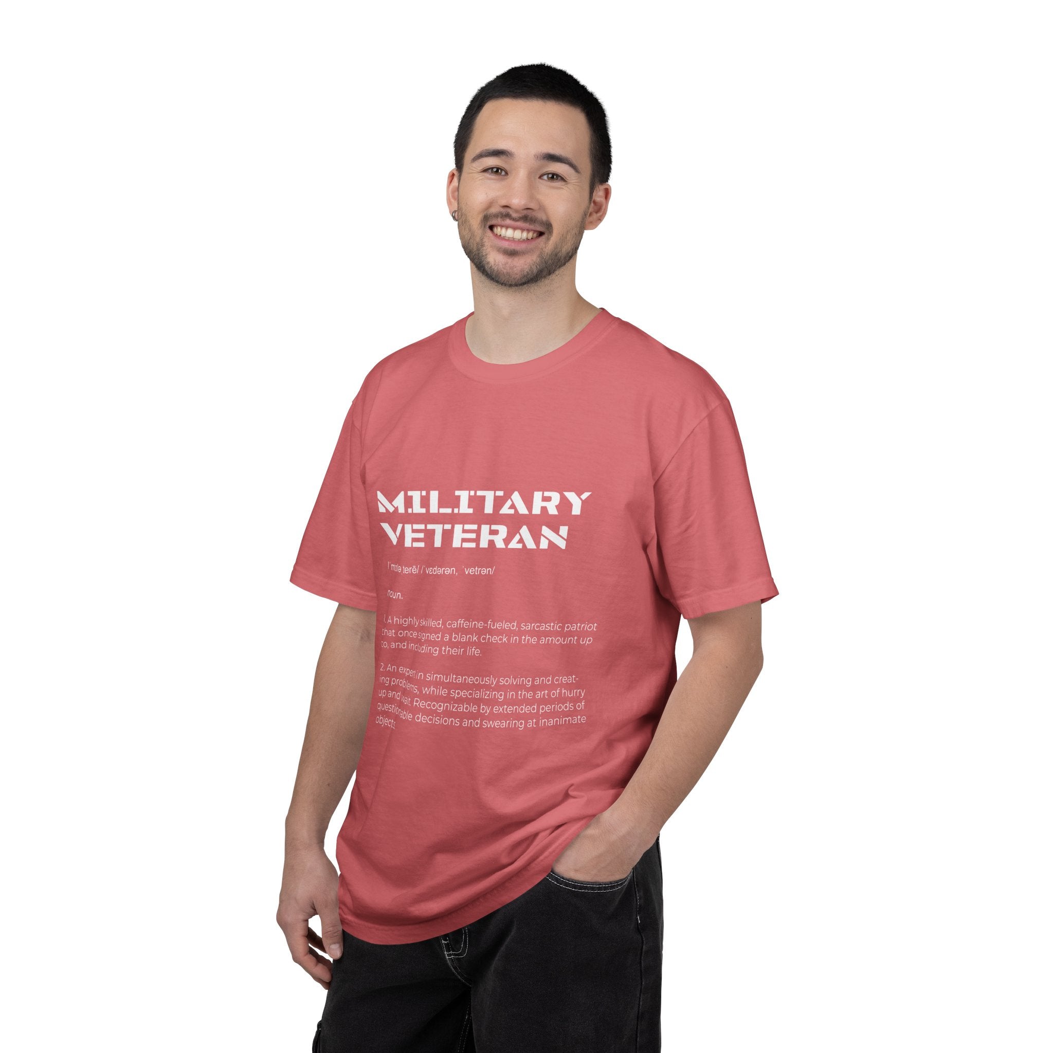 Military Veteran Definition Shirt, Funny Veteran T-Shirt, Sarcastic Armed Forces Gift, Retirement Tee for Soldier, Proud Service Member Top