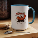 Red Panda Mug, Funny Field Guide Coffee Cup, Cute Wildlife Gift for Red Panda Lover, Zookeeper Present, Animal Birthday Gift for Kids