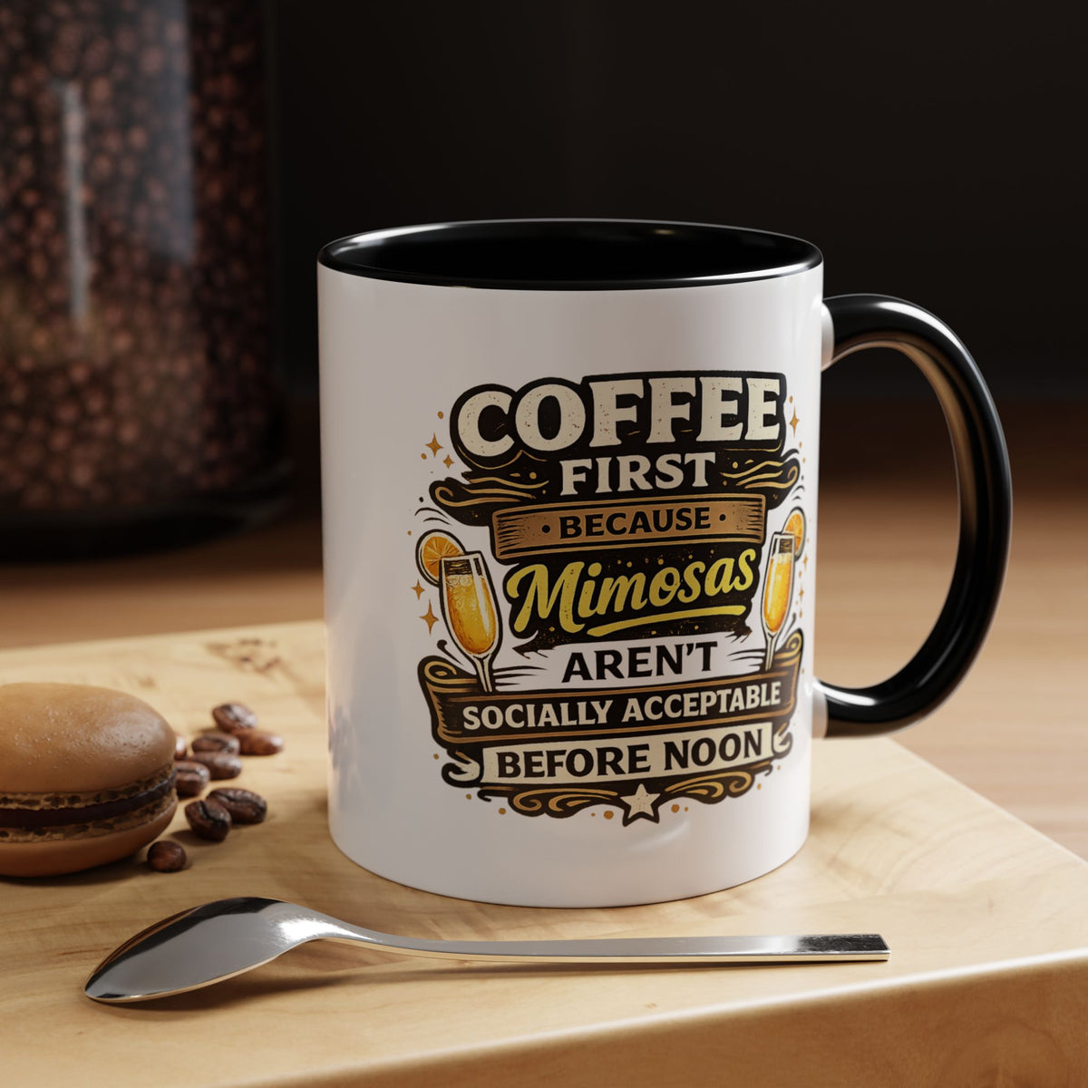 Coffee First Mimosa Later Mug, Funny Brunch Coffee Mug, Mimosa Lover Gift, Weekend Coffee Cup, Funny Drinking Humor Mug