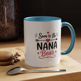 Soon to Be Nana Mug, Pregnancy Announcement Coffee Cup, New Grandma Gift from Daughter, Baby Reveal Keepsake for Mothers Day or Birthday