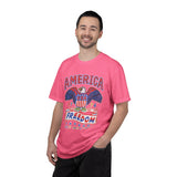 American Eagle Shirt, Patriotic USA Graphic Tee, Vintage Americana T Shirt, Fourth of July Outfit, American Pride Gift for Men and Women