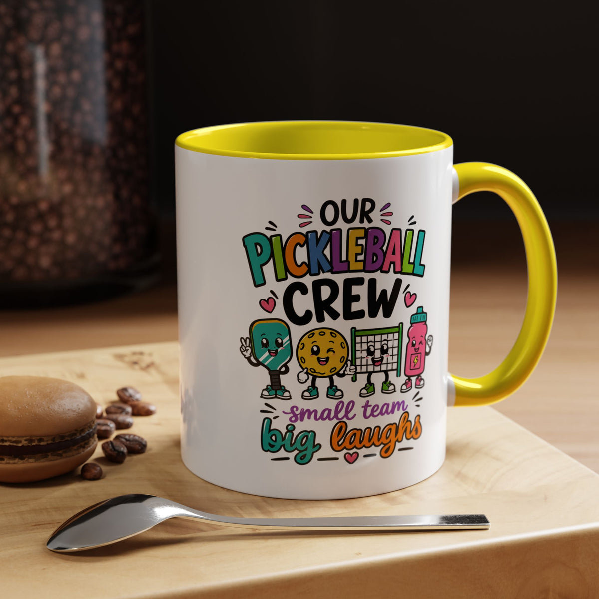 Funny Pickleball Team Mug, Our Pickleball Crew Coffee Mug, Pickleball Player Gift, Cute Sports Mug for Teammates and Friends