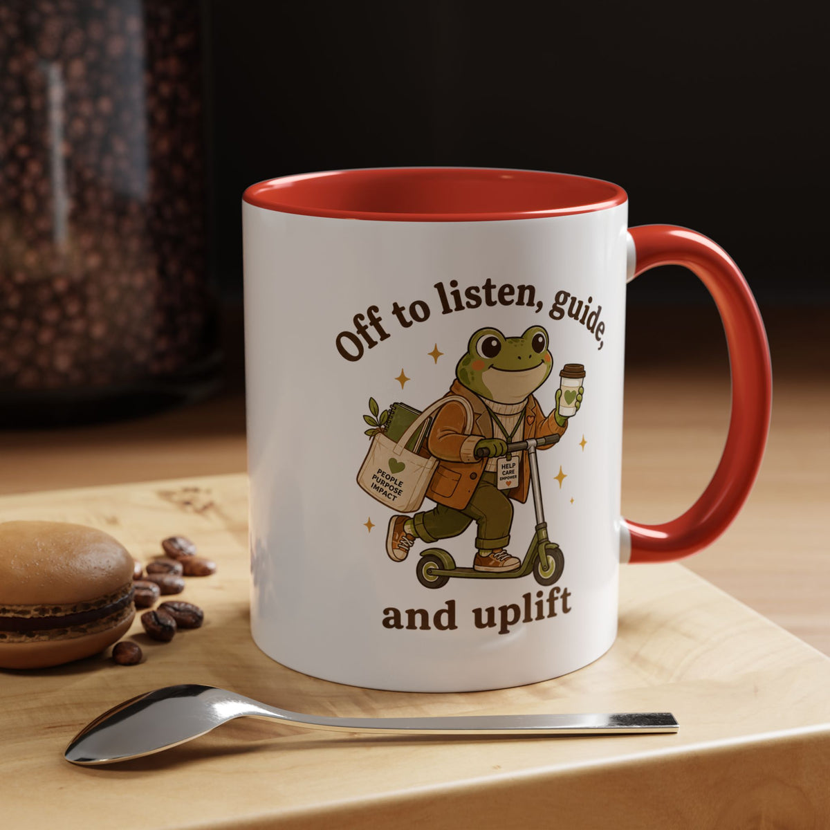 School Counselor Coffee Mug, Frog Counselor Gift, Mental Health Professional Mug, Therapist Gift, Counselor Appreciation Cup