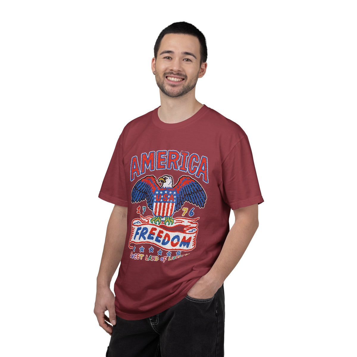 American Eagle Shirt, Patriotic USA Graphic Tee, Vintage Americana T Shirt, Fourth of July Outfit, American Pride Gift for Men and Women