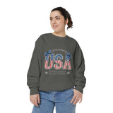 USA 250th Anniversary Comfort Colors Sweatshirt, Patriotic Bow Coquette Shirt, America 1776 2026 Sweatshirt, Fourth of July Gift