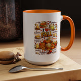 I Love Fall Coffee Mug, Cozy Autumn Pumpkin Spice Cup, Gift for Fall Lover, Book Reader, Teacher or Mom, Thanksgiving Kitchen Decor