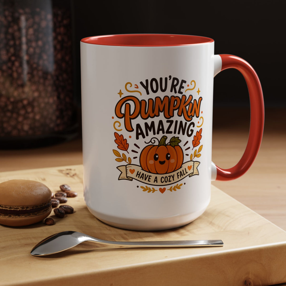 Youre Pumpkin Amazing Mug, Cute Fall Appreciation Coffee Cup, Cozy Autumn Gift for Friend, Teacher, Coworker or Pumpkin Lover