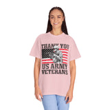 Thank You US Army Veterans Shirt, Patriotic Soldier T-Shirt, Military Appreciation Gift, American Flag Tee for Veterans Day or Retirement
