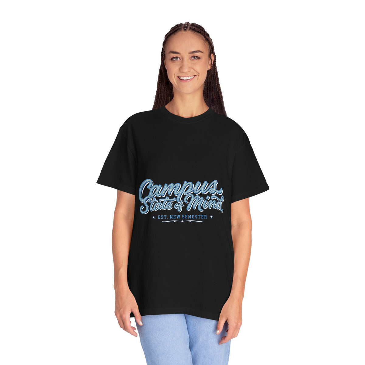 Campus State of Mind T-Shirt, New Semester College Graphic Tee, University Student Gift, Back to School Shirt, Campus Outfit, Dorm Life