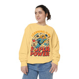 Teacher Comfort Colors Sweatshirt, Learning Is My Superpower Shirt, Elementary Teacher Gift, Classroom Sweatshirt for Educators