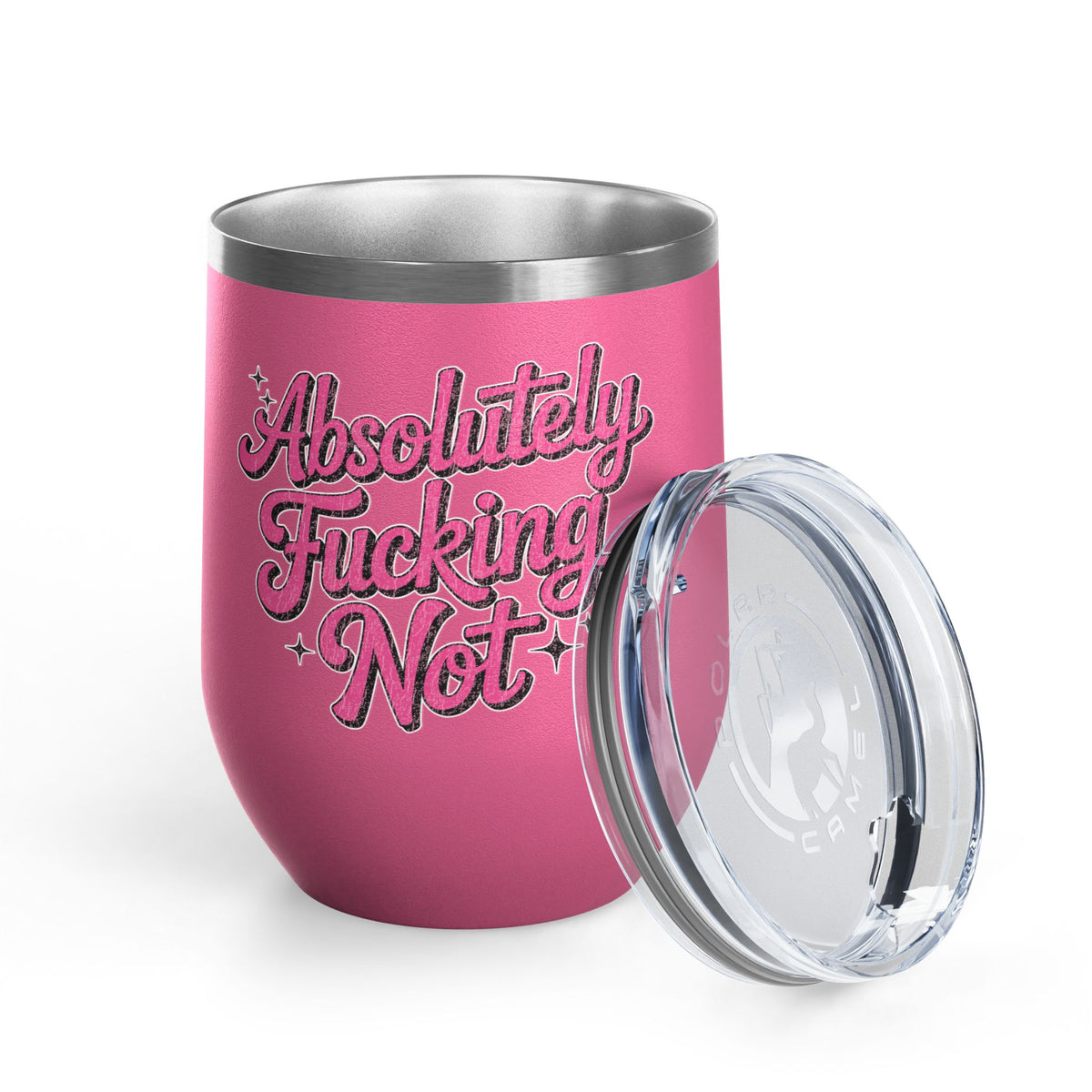 Absolutely Not Wine Tumbler, Funny Sarcastic Cup, Sassy Gift for Best Friends, Coworkers and Adults with Attitude