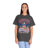 American Eagle Shirt, Patriotic USA Graphic Tee, Vintage Americana T Shirt, Fourth of July Outfit, American Pride Gift for Men and Women