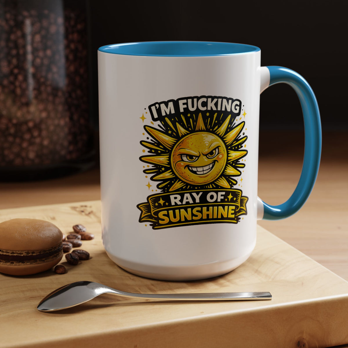 Funny Ray of Sunshine Mug, Sarcastic Sunshine Coffee Cup, Grumpy Personality Gift, Funny Coworker Mug, Humor Coffee Lover Gift