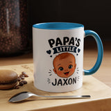Personalized Papa's Little Boy Mug, Custom Baby Name Mug for Dad, New Father Gift, Papa Coffee Mug, Father's Day Gift from Son