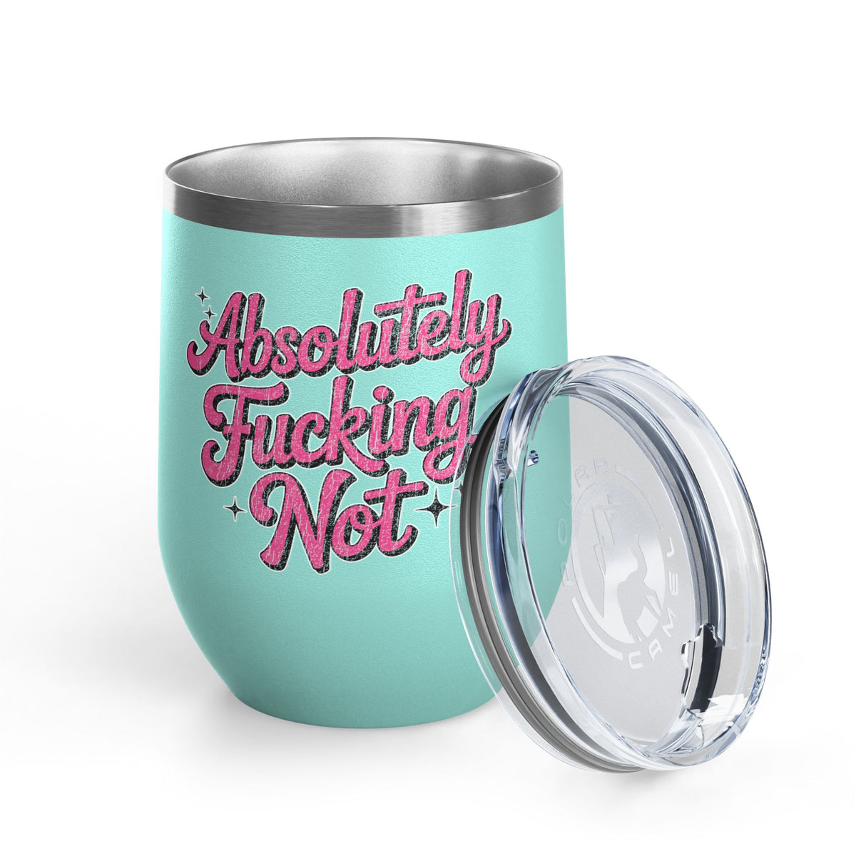 Absolutely Not Wine Tumbler, Funny Sarcastic Cup, Sassy Gift for Best Friends, Coworkers and Adults with Attitude