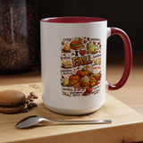 I Love Fall Coffee Mug, Cozy Autumn Pumpkin Spice Cup, Gift for Fall Lover, Book Reader, Teacher or Mom, Thanksgiving Kitchen Decor